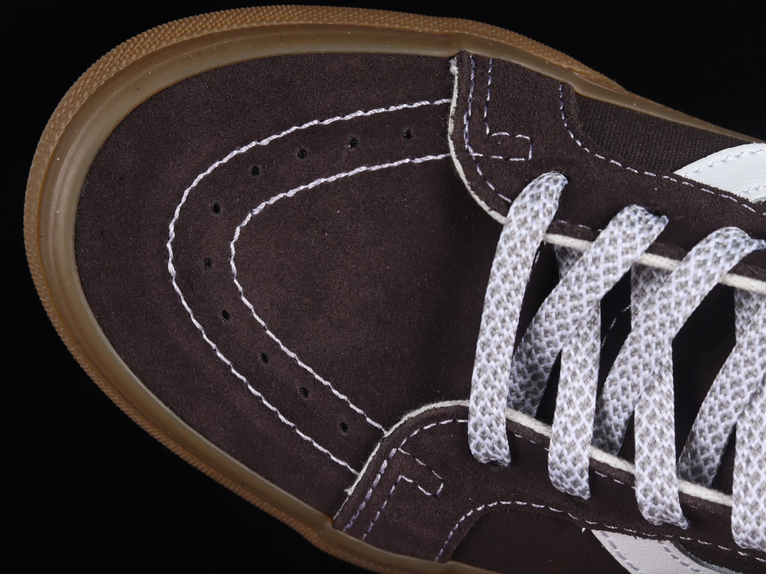 All categories Vans Vans series Vans Mid Vans China Vans SK8-Mid brown rubber retro mid-top professional skateboard shoes VN0A391FCHC